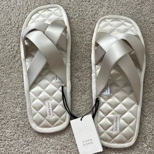 NWT Zara house shoes